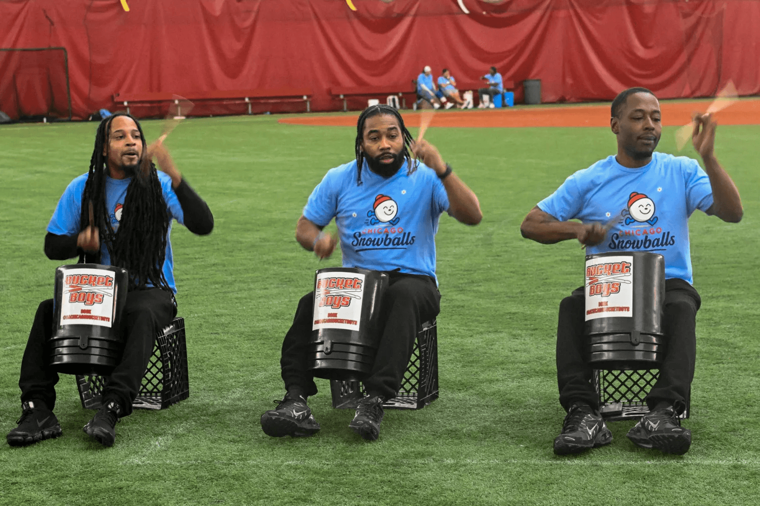 Drumline performance